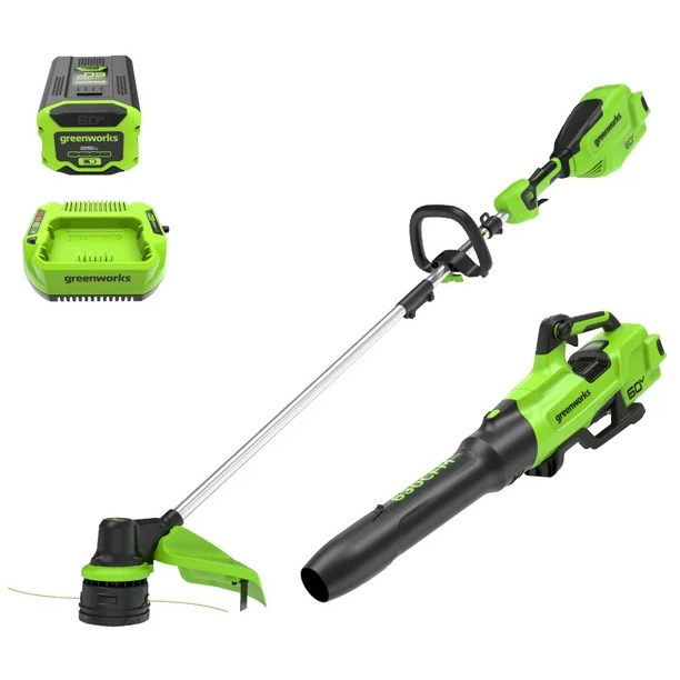 Greenworks String Trimmer & Blower Combo Kit
